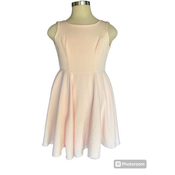 Lulus Sweetly Sung Peach Midi Dress in size small - Picture 8 of 8